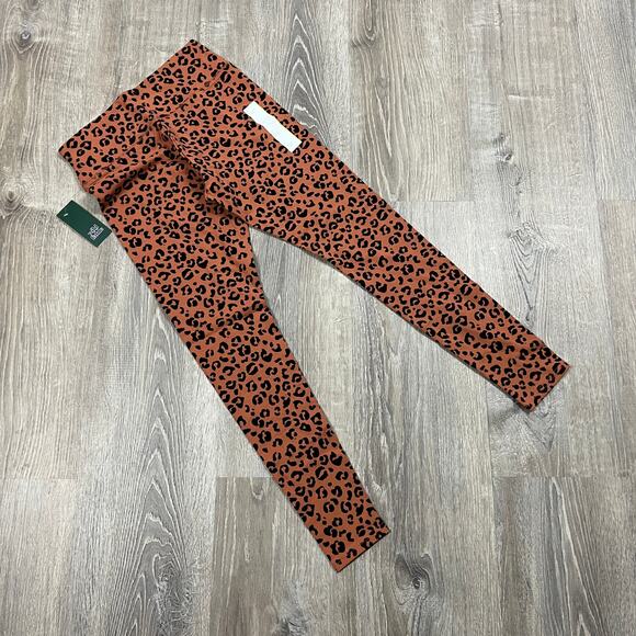 Wild Fable Women's Brown Leopard High-Waisted Classic Leggings - Small - NWT - Picture 7 of 7